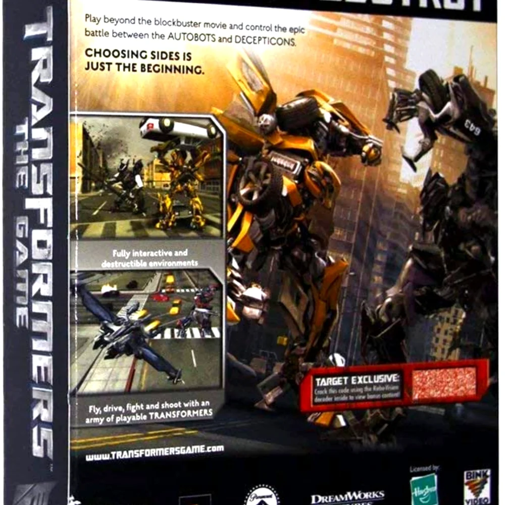 Transformers The Game - PC DVD-ROM (Disc Only)
